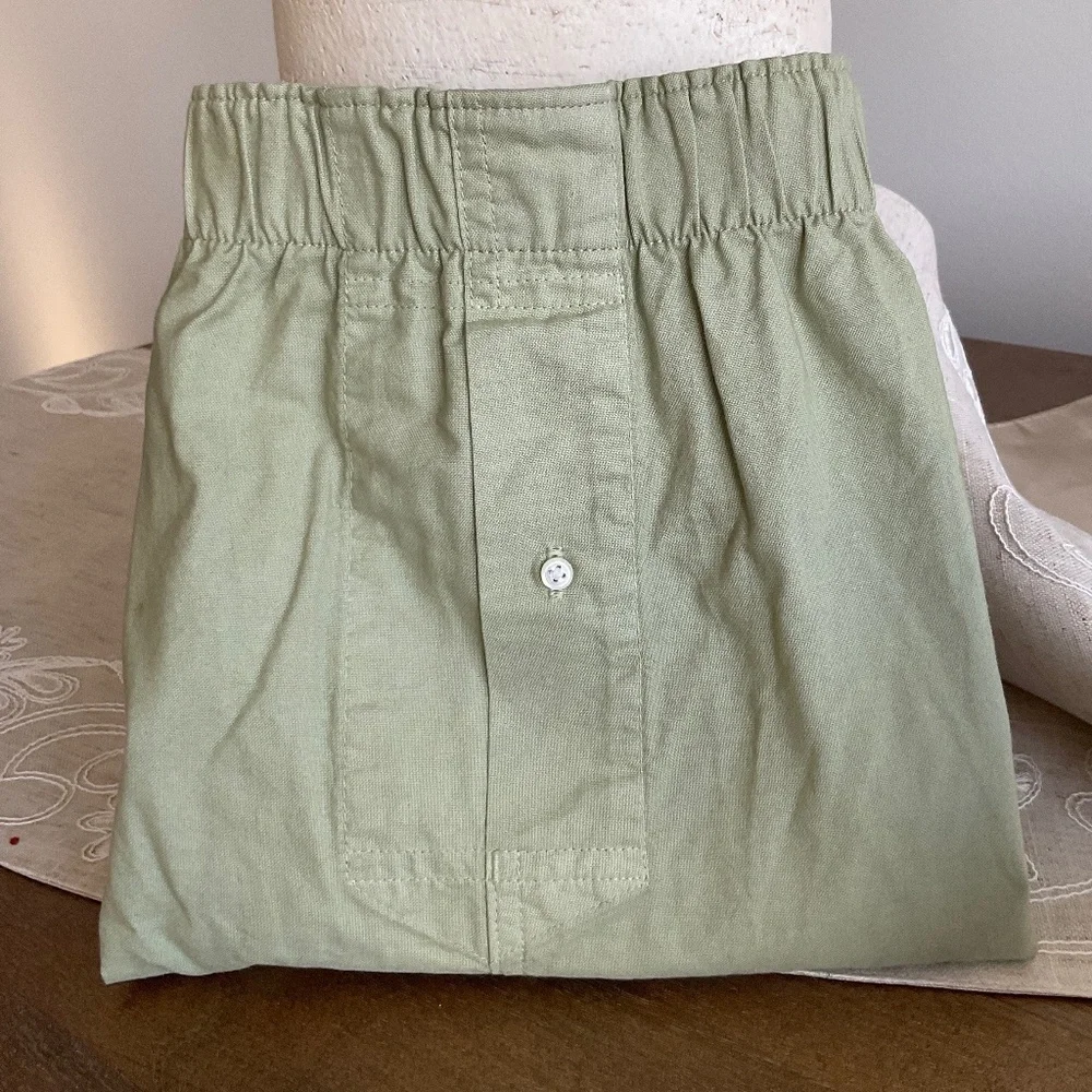 J Crew Sage Green Boxer Shorts XXL